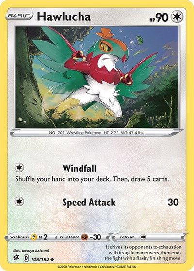 Hawlucha 148/192 — Rebel Clash