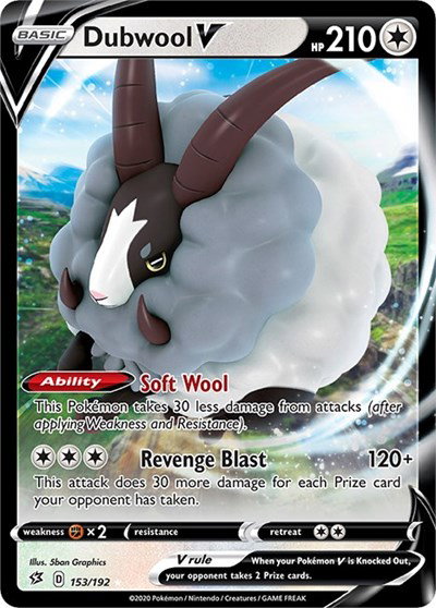 Dubwool V 153/192 — Rebel Clash