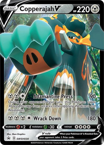 Copperajah V SWSH030 — Sword & Shield Promo