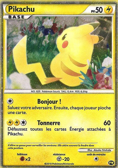 Pikachu World Collection Promos - Pokemon Card List and Prices