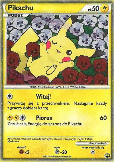 Pikachu World Collection Promos - Pokemon Card List and Prices