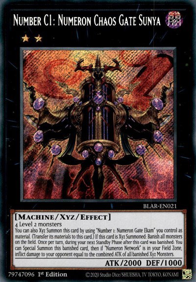 Number C1: Numeron Chaos Gate Sunya BLAR-EN021