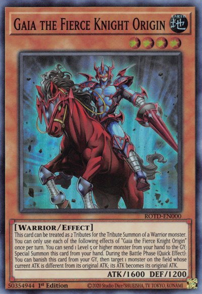 Gaia the Fierce Knight Origin ROTD-EN000