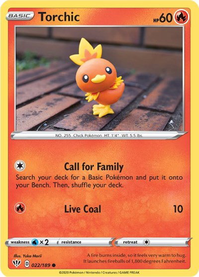 Torchic 022/189 — Darkness Ablaze