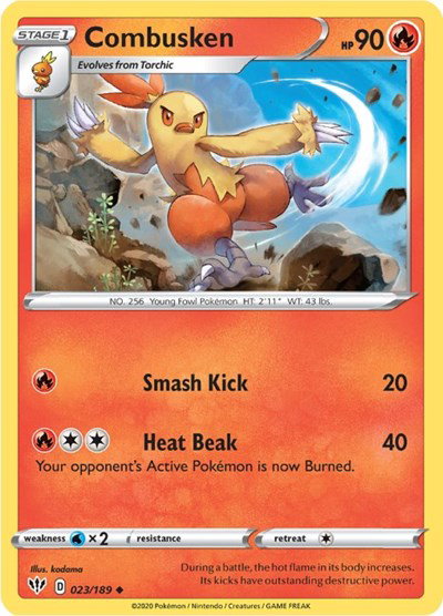 Combusken 023/189 — Darkness Ablaze