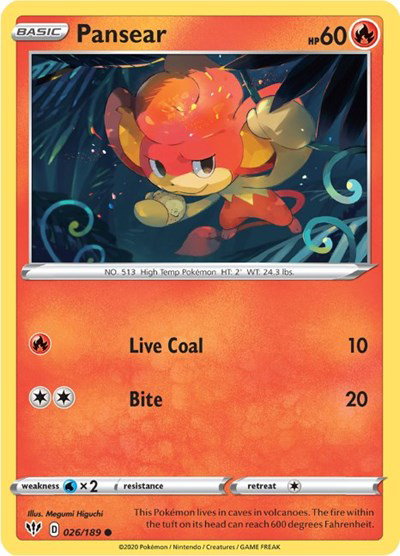 Pansear 026/189 — Darkness Ablaze