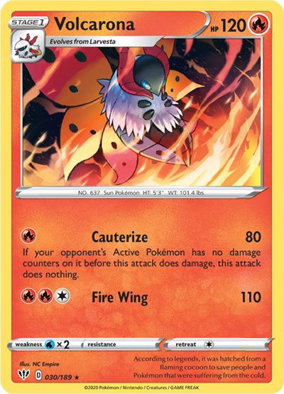 Volcarona 030/189 — Darkness Ablaze