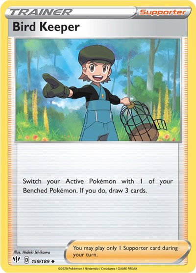 Bird Keeper 159/189 — Darkness Ablaze