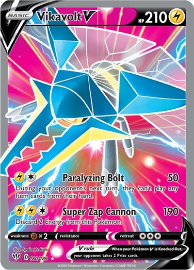 Vikavolt V (Full Art) 180/189 — Darkness Ablaze