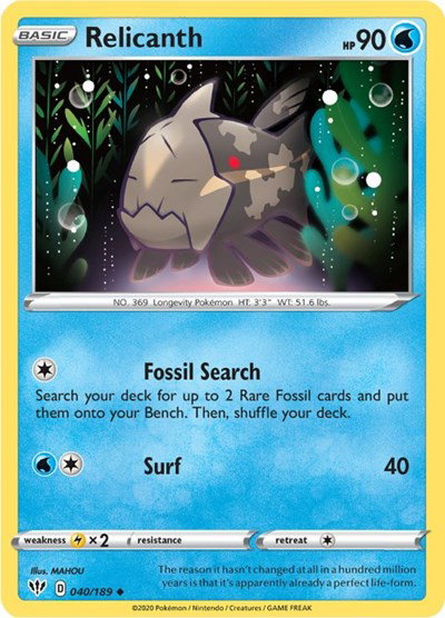 Relicanth 040/189 — Darkness Ablaze