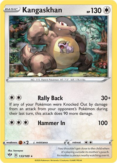 Kangaskhan 133/189 — Darkness Ablaze
