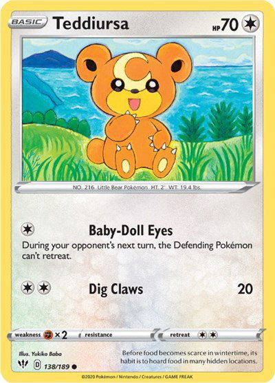 Teddiursa 138/189 — Darkness Ablaze