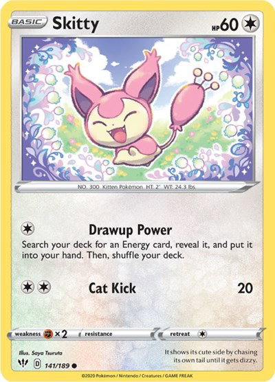 Skitty 141/189 — Darkness Ablaze
