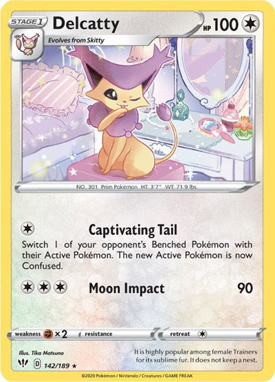 Delcatty 142/189 — Darkness Ablaze