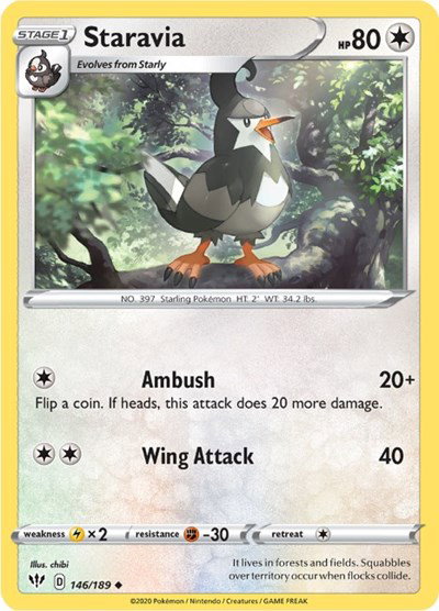 Staravia 146/189 — Darkness Ablaze