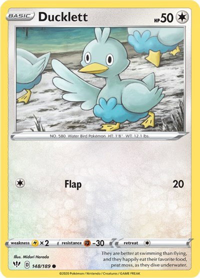 Ducklett 148/189 — Darkness Ablaze