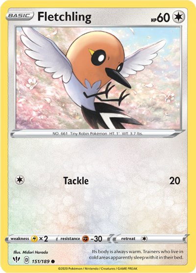Fletchling 151/189 — Darkness Ablaze