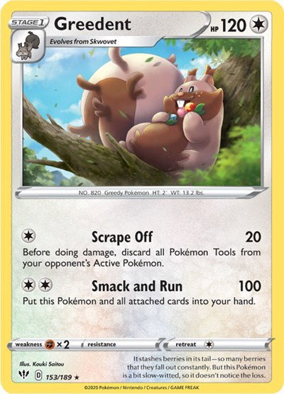 Greedent 153/189 — Darkness Ablaze