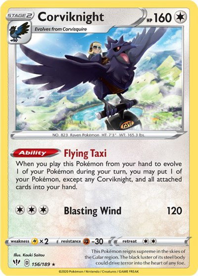 Corviknight 156/189 — Darkness Ablaze