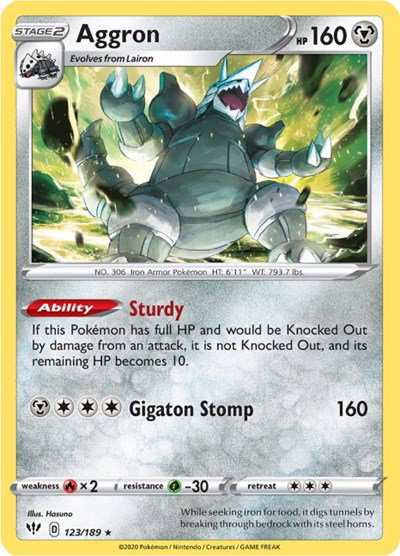 Aggron 123/189 — Darkness Ablaze