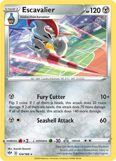 Escavalier 124/189 — Darkness Ablaze