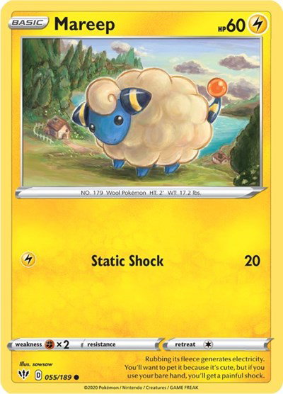 Mareep 055/189 — Darkness Ablaze