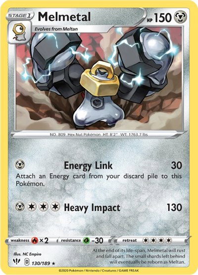 Melmetal 130/189 — Darkness Ablaze