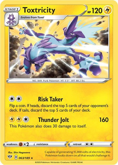 Toxtricity - 063/189 - Darkness Ablaze Pokemon - Collectr