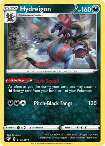 Hydreigon 110/189 — Darkness Ablaze