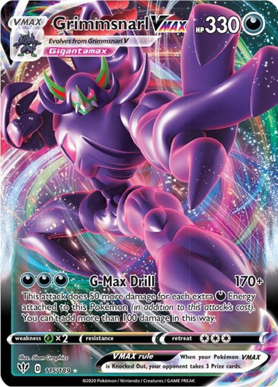 Grimmsnarl VMAX 115/189 — Darkness Ablaze