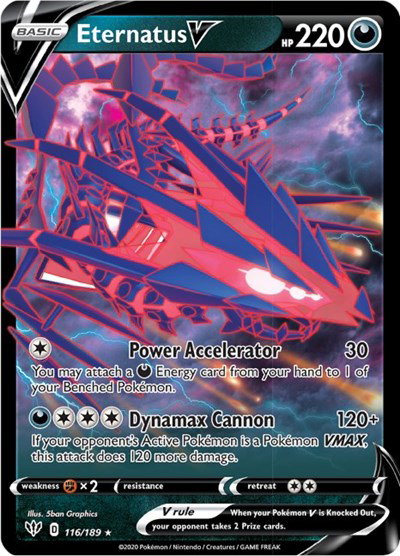 Eternatus V 116/189 — Darkness Ablaze
