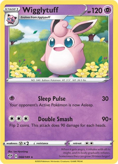 Wigglytuff 068/189 — Darkness Ablaze