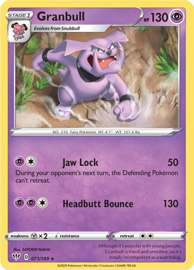 Granbull 071/189 — Darkness Ablaze