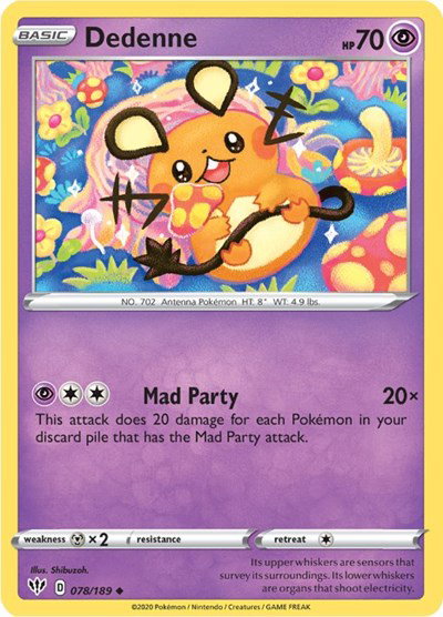 Dedenne 078/189 — Darkness Ablaze
