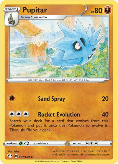 Pupitar 087/189 — Darkness Ablaze