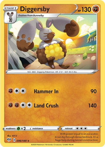 Diggersby 096/189 — Darkness Ablaze