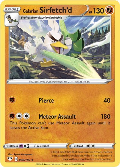 Galarian Sirfetch'd 098/189 — Darkness Ablaze