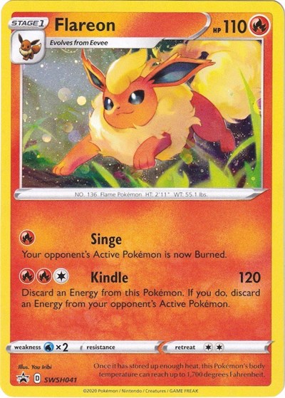 Flareon SWSH041 — Sword & Shield Promo