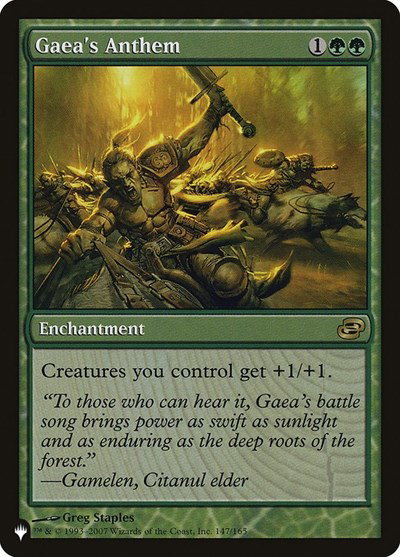 Gaea's Anthem - 147 - The List Magic: The Gathering - Collectr