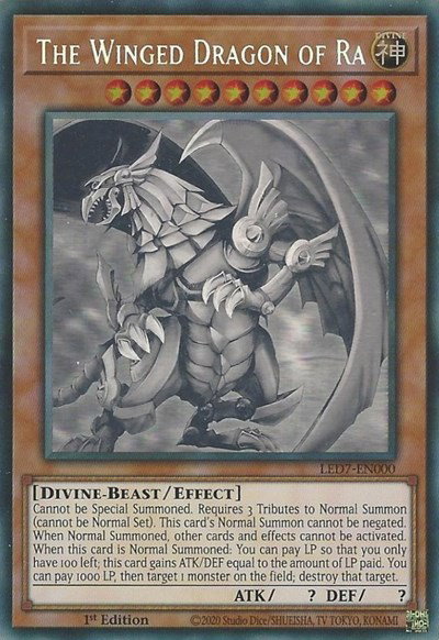 Legendary Duelists: Rage of Ra - YuGiOh Card List and Prices