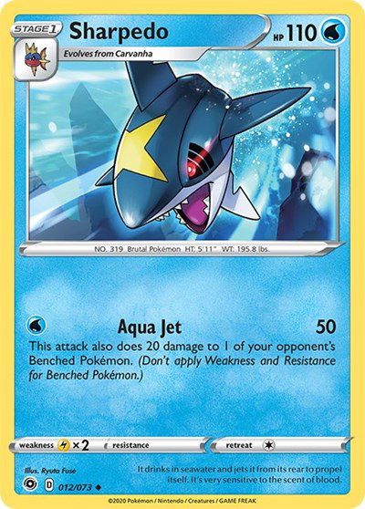 Sharpedo 12/73 — Champion's Path