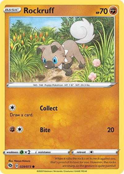Rockruff 029/73 — Champion's Path