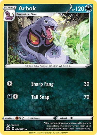 Arbok 34/73 — Champion's Path