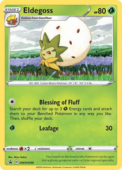 Eldegoss SWSH046 — Sword & Shield Promo