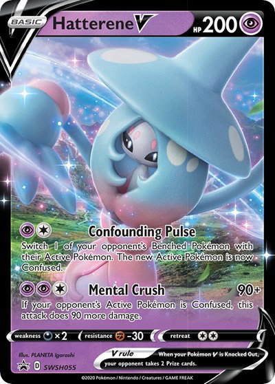 Hatterene V SWSH055 — Sword & Shield Promo