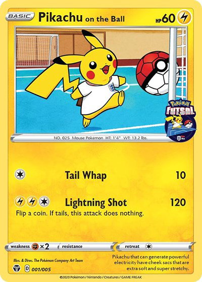Pikachu on the Ball (Pokemon Futsal) 
