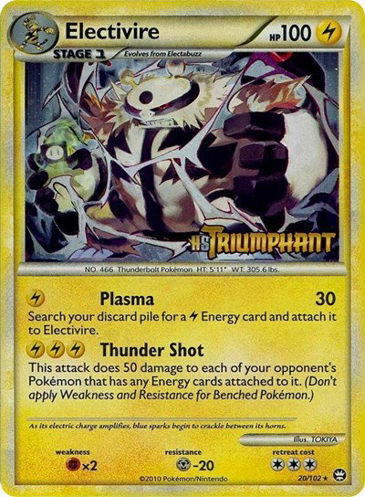 Electivire (Prerelease Promo) 20 — HGSS Promos