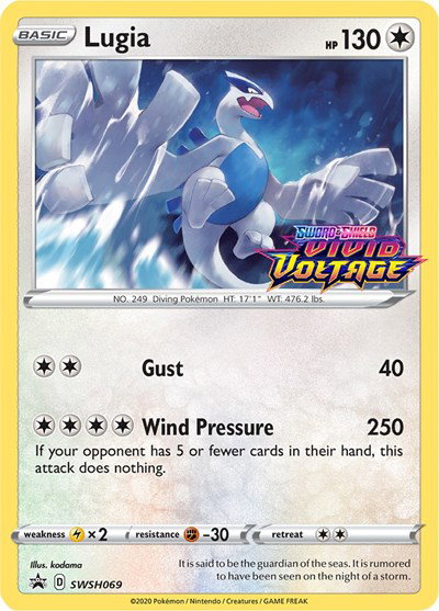 Lugia (Prerelease) SWSH069 — Sword & Shield Promo