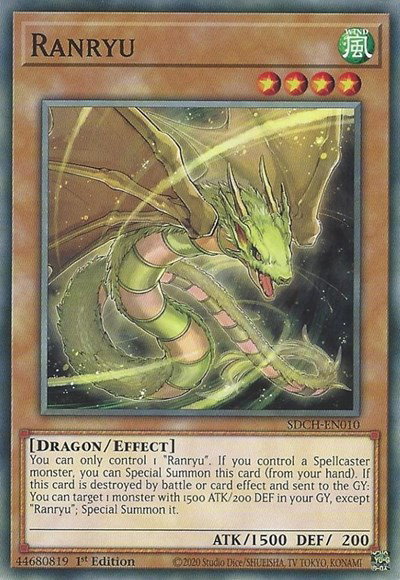 Ranryu - SDCH-EN010 - Structure Deck: Spirit Charmers YuGiOh - Collectr