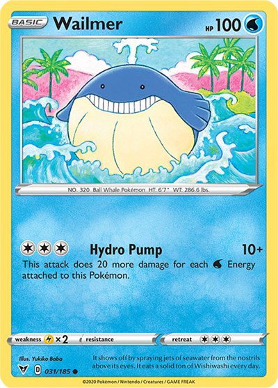 Wailmer 031/185 — Vivid Voltage